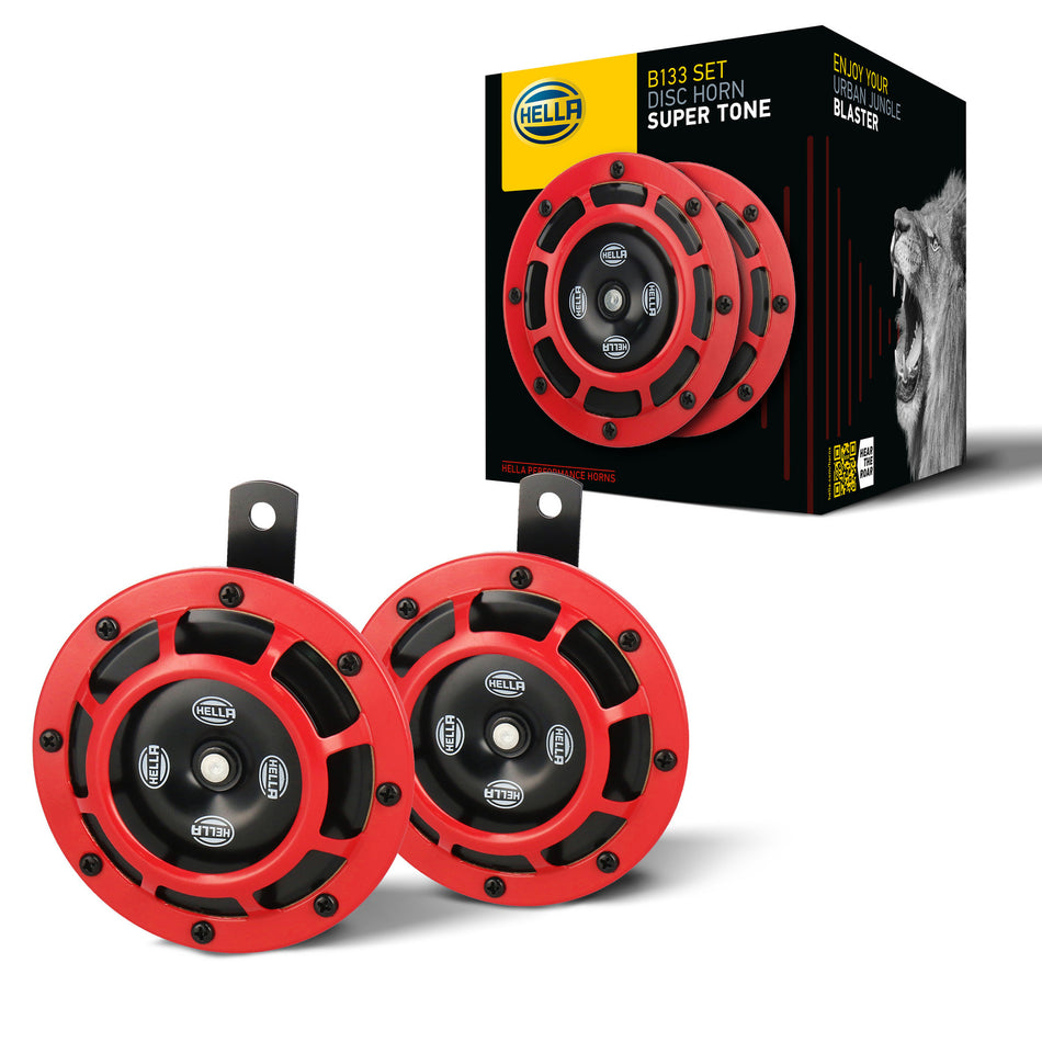 Hella Supertone Horn Kit 12V 300/500HZ - Hella 003399801