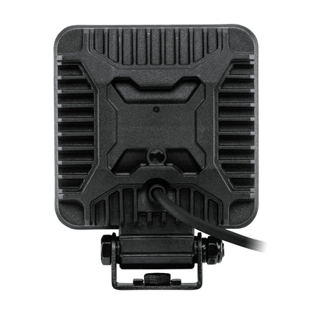 HELLA X-Treme Series LED Driving Lights rear view, rugged aluminum housing, IP69K, off-road auxiliary high-beam