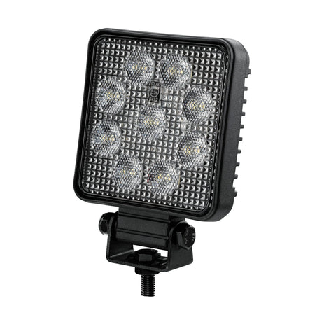 HELLA X-Treme Series LED Driving Lights in white mode, rugged aluminum housing, IP69K, auxiliary high-beam, off-road ready.