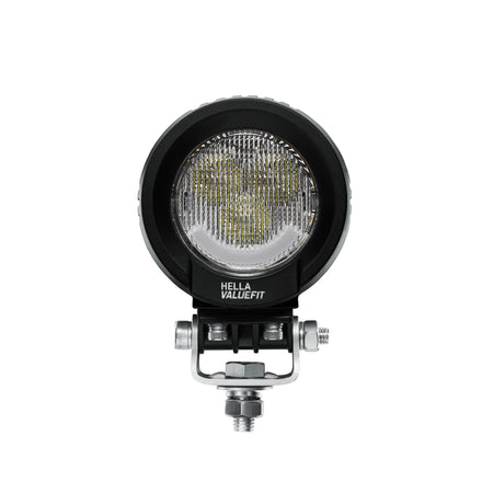 HELLA X-Treme Series LED Driving Light in White mode with X-shape position light, IP69K, rugged auxiliary high-beam for off-road