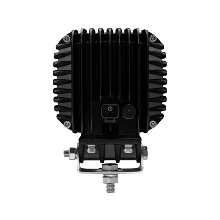 HELLA X-Treme Series LED Driving Lights rear view, rugged aluminum housing, IP69K, auxiliary high-beam, off-road