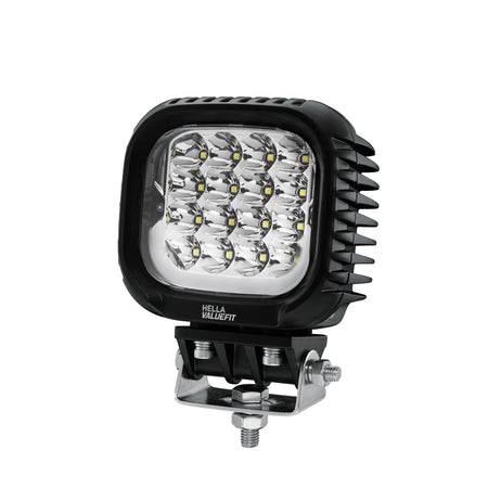 HELLA X-Treme Series LED Driving Lights with rugged aluminum housing, clear lens, IP69K, auxiliary high-beam for off-road.