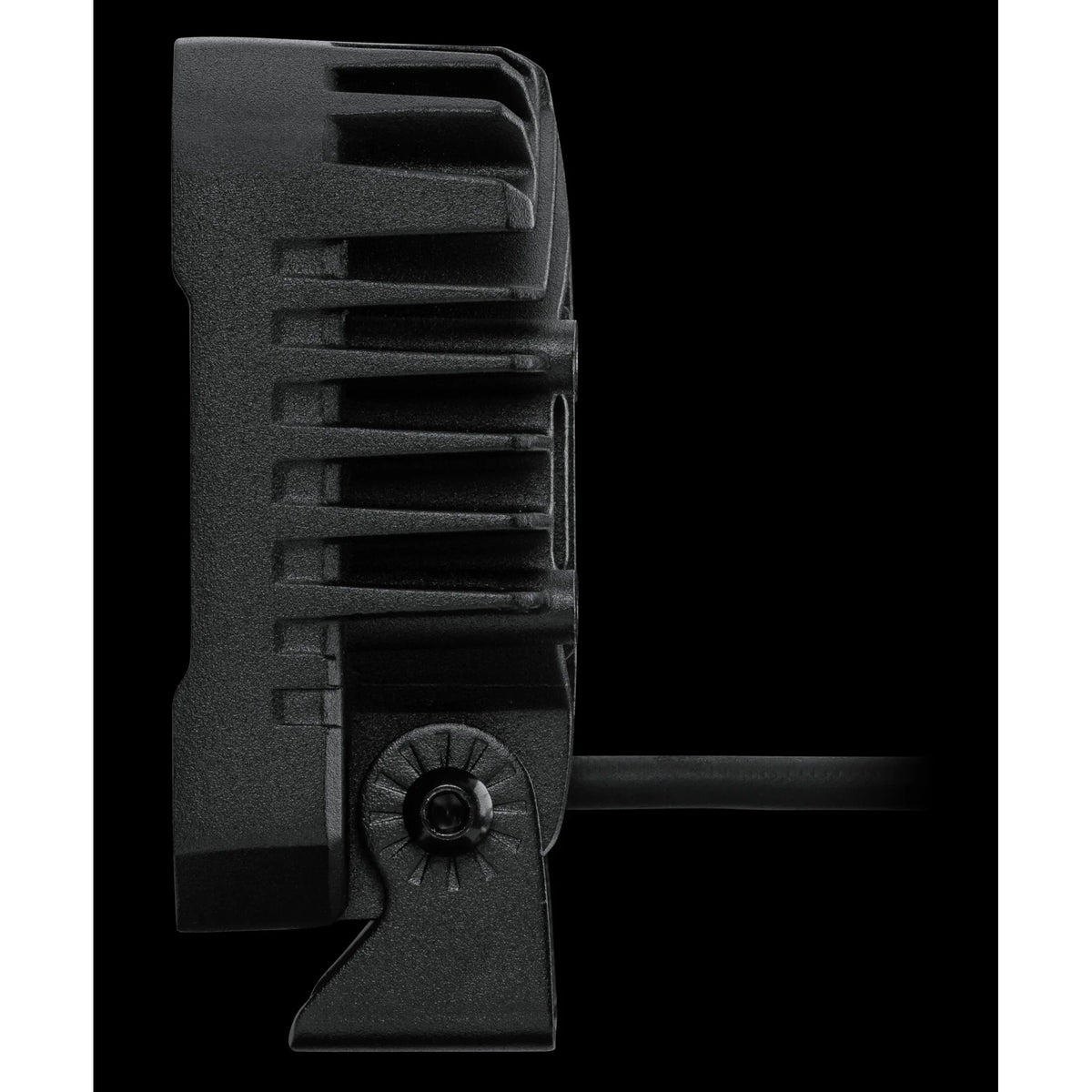 HELLA X-Treme Series LED Driving Lights side view, rugged aluminum housing, IP69K, off-road auxiliary high-beam.