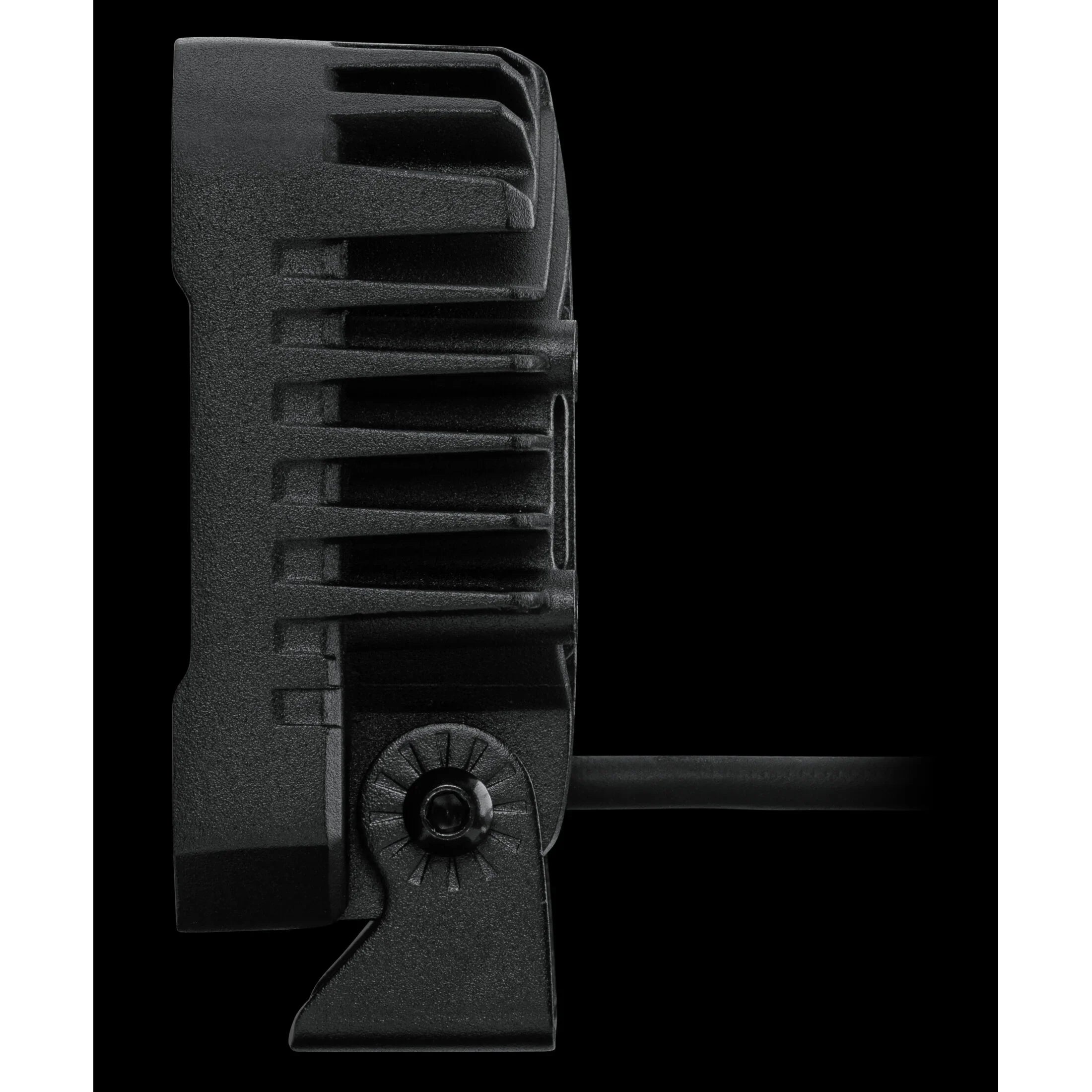 HELLA X-Treme Series LED Driving Lights side view, rugged aluminum housing, IP69K, off-road auxiliary high-beam.