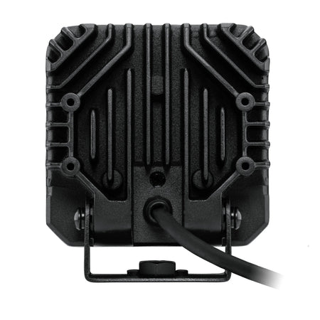 HELLA X-Treme Series LED Driving Lights IP69K auxiliary high-beam rugged aluminum housing, rear view