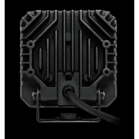 HELLA X-Treme Series LED Driving Lights rear view, rugged aluminum housing, IP69K, off-road auxiliary high-beam.