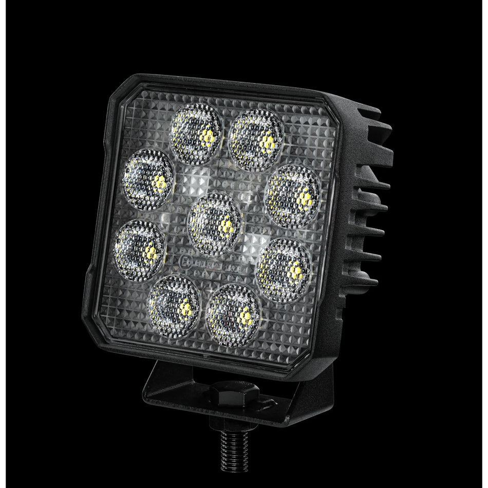 HELLA X-Treme Series white LED Driving Lights, rugged aluminum housing, IP69K, auxiliary high-beam, off-road ready.